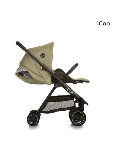 iCoo wózek 3w1 Acrobat XL Plus Trio Set Diamond Olive - Outlet Outlet