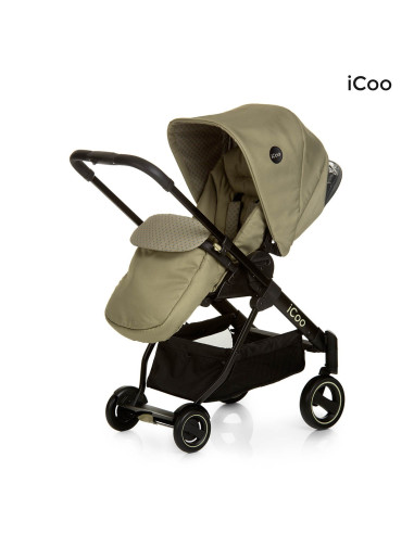 iCoo wózek 3w1 Acrobat XL Plus Trio Set Diamond Olive - Outlet Outlet