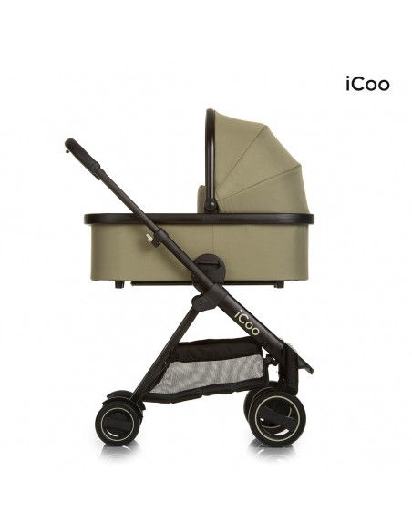 iCoo wózek 3w1 Acrobat XL Plus Trio Set Diamond Olive - Outlet Outlet