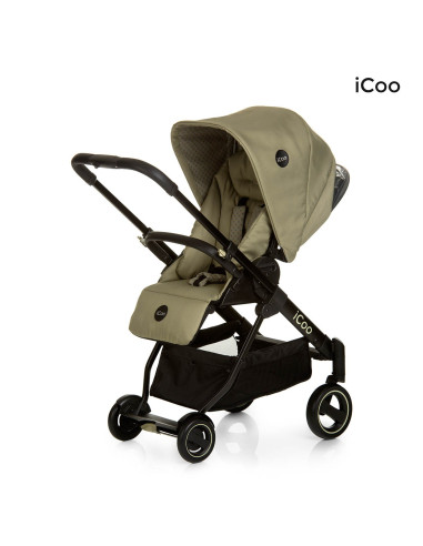 iCoo wózek 3w1 Acrobat XL Plus Trio Set Diamond Olive - Outlet Outlet