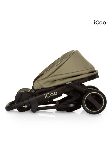 iCoo wózek 3w1 Acrobat XL Plus Trio Set Diamond Olive - Outlet Outlet