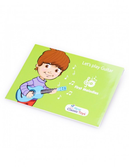 New Classic Toys Gitara de Luxe naturalna Muzyczne