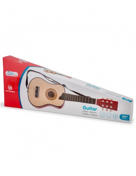New Classic Toys Gitara de Luxe naturalna Muzyczne