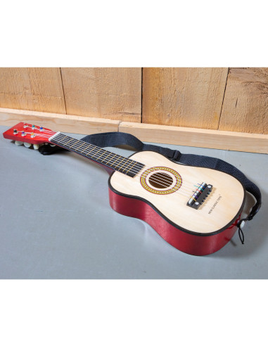 New Classic Toys Gitara brązowa Muzyczne