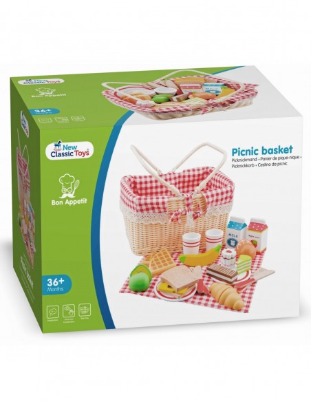 New Classic Toys Zestaw piknikowy - 27 szt Gospodarstwo domowe