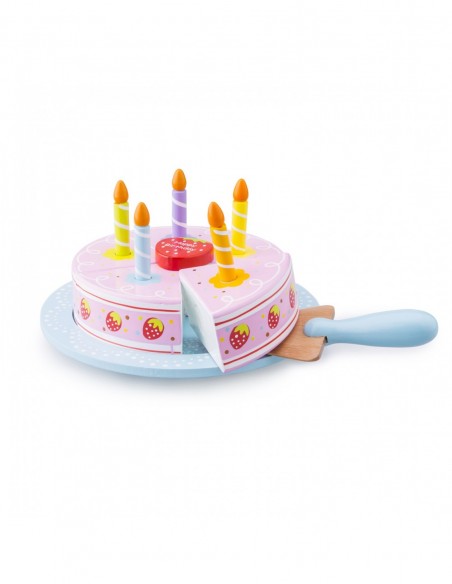 New Classic Toys Tort urodzinowy do krojenia Gospodarstwo domowe