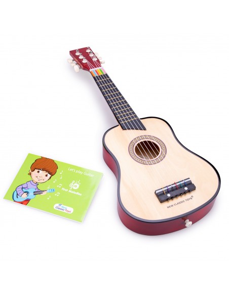 New Classic Toys Gitara de Luxe naturalna Muzyczne