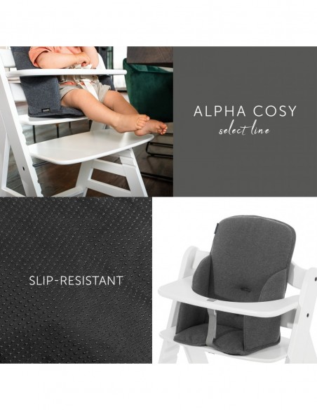 hauck wkładka Alpha Cosy Select Jesey \nCharcoal Krzesełka do karmienia