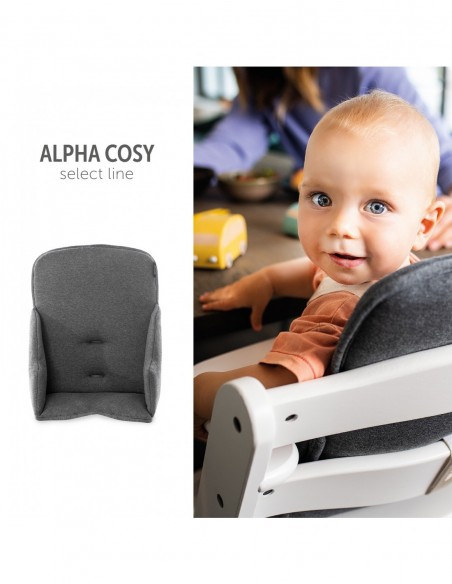 hauck wkładka Alpha Cosy Select Jesey \nCharcoal Krzesełka do karmienia