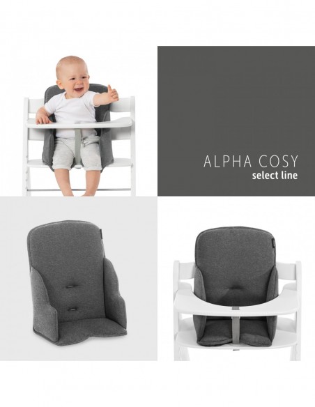 hauck wkładka Alpha Cosy Select Jesey \nCharcoal Krzesełka do karmienia