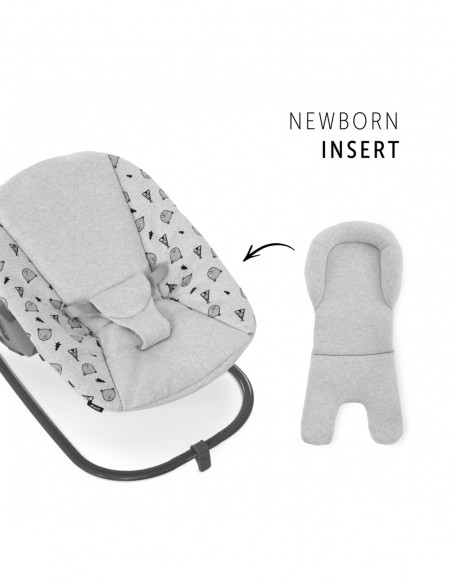 hauck leżaczek Alpha Premium Nordic Grey Krzesełka do karmienia