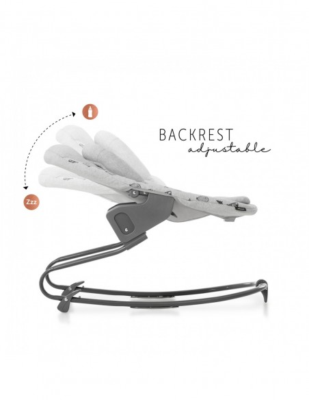 hauck leżaczek Alpha Premium Nordic Grey Krzesełka do karmienia