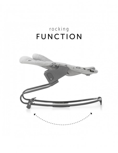 hauck leżaczek Alpha Premium Nordic Grey Krzesełka do karmienia