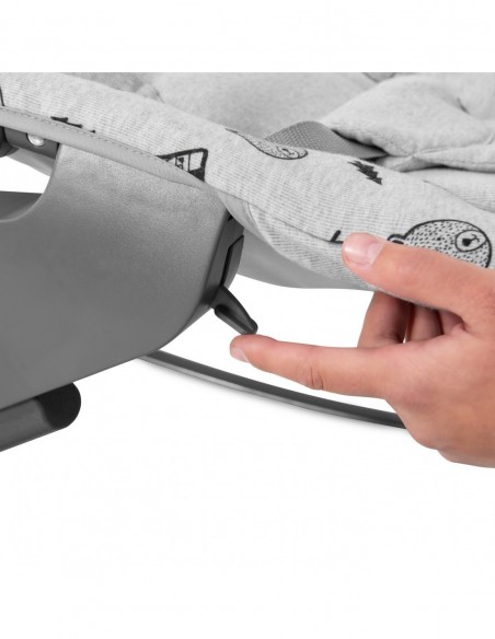 hauck leżaczek Alpha Premium Nordic Grey Krzesełka do karmienia