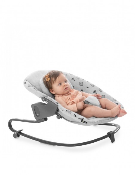 hauck leżaczek Alpha Premium Nordic Grey Krzesełka do karmienia