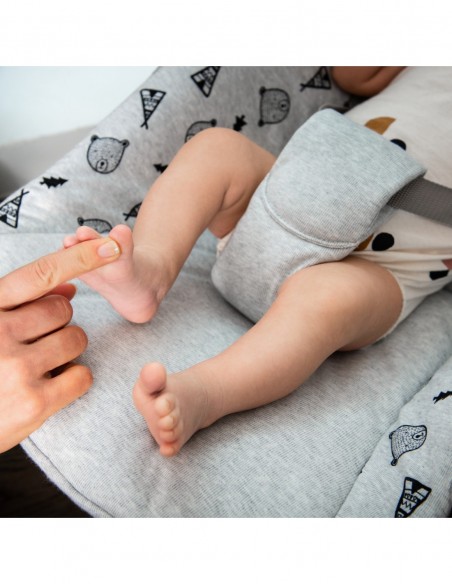 hauck leżaczek Alpha Premium Nordic Grey Krzesełka do karmienia