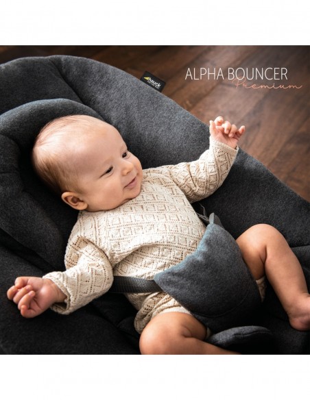 hauck leżaczek Alpha Premium Nordic Grey Krzesełka do karmienia