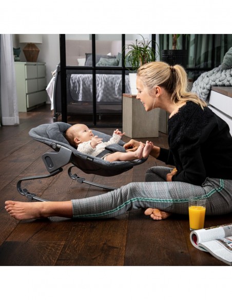 hauck leżaczek Alpha Premium Nordic Grey Krzesełka do karmienia