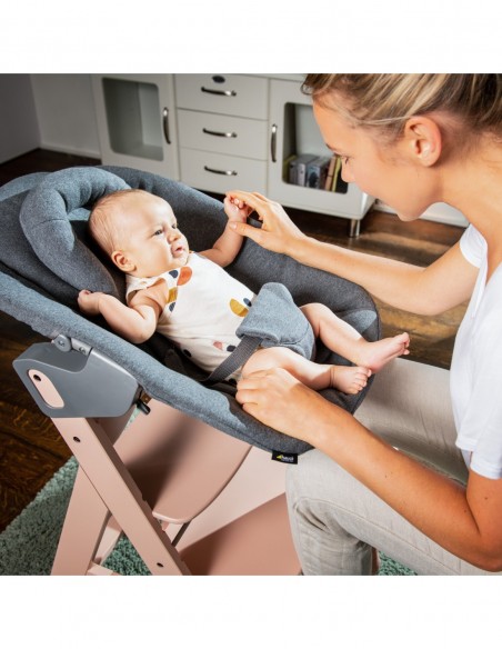 hauck leżaczek Alpha Premium Nordic Grey Krzesełka do karmienia