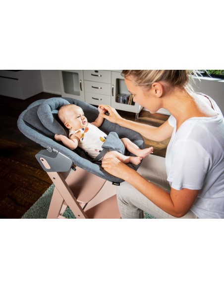 hauck leżaczek Alpha Premium Nordic Grey Krzesełka do karmienia