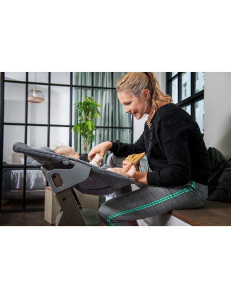 hauck leżaczek Alpha Premium Nordic Grey Krzesełka do karmienia
