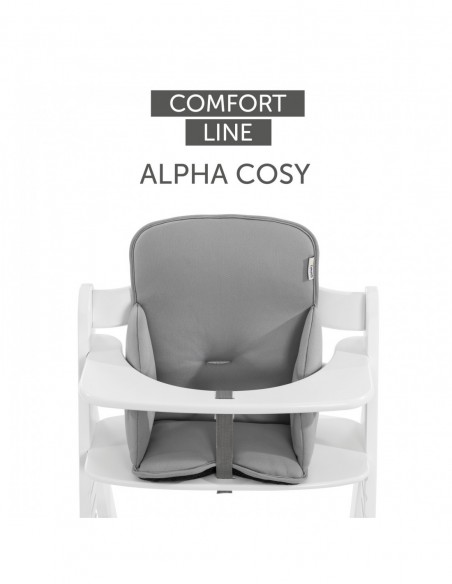 hauck wkładka Alpha Cosy Comfort Stretch \nGrey Krzesełka do karmienia