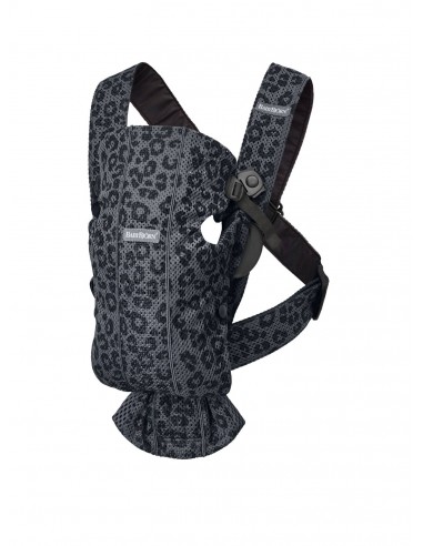 BABYBJORN MINI 3D Mesh – nosidełko, Antracytowy/Leopard Nosidełka