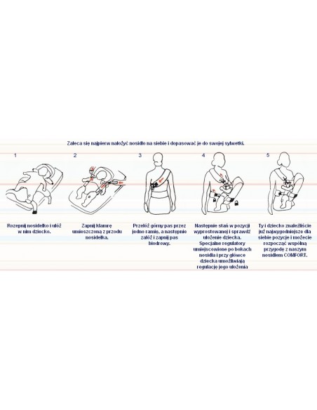 Womar nosidełko Comfort N9 Poza domem